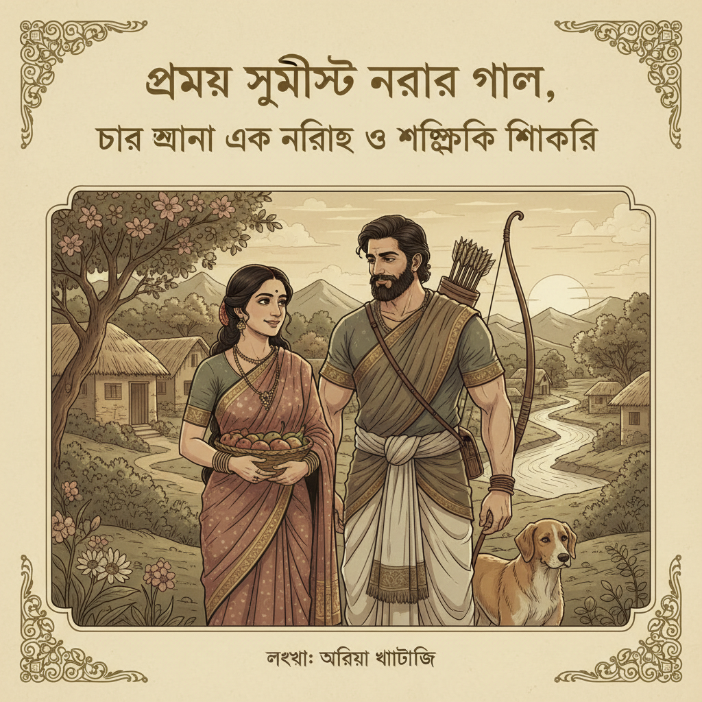 গ্রামের সুমিষ্ট নারীর গল্প, তার স্বামী এক নিরীহ ও শক্তিশালী শিকারি